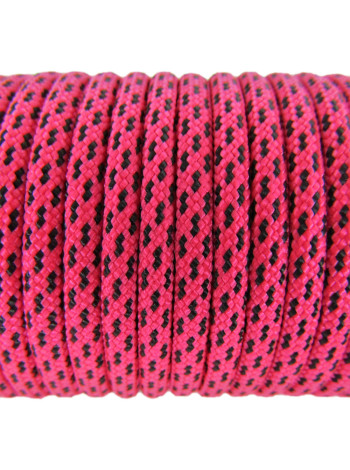 Паракорд 550 чорно-рожевий 255